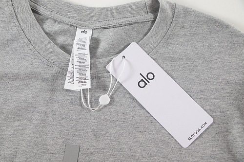 EM Sneakers Alo Yoga T-Shirt & Shorts Sets #NH04 Gray