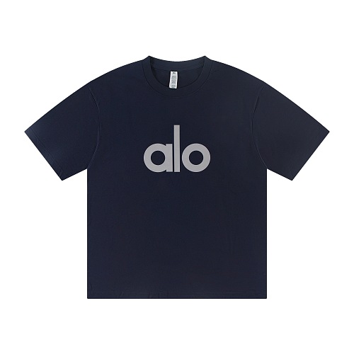 EM Sneakers Alo Yoga T-Shirt & Shorts Sets #NH04 Navy