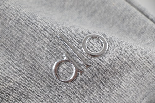 EM Sneakers Alo Yoga T-Shirt & Shorts Sets #NH05 Gray-Pink Logo