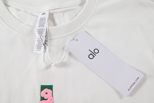 EM Sneakers Alo Yoga T-Shirt & Shorts Sets #NH07 White