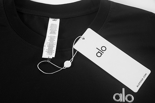 EM Sneakers Alo Yoga T-Shirt & Shorts Sets Black