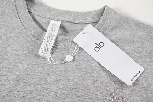 EM Sneakers Alo Yoga T-Shirt & Shorts Sets Gray