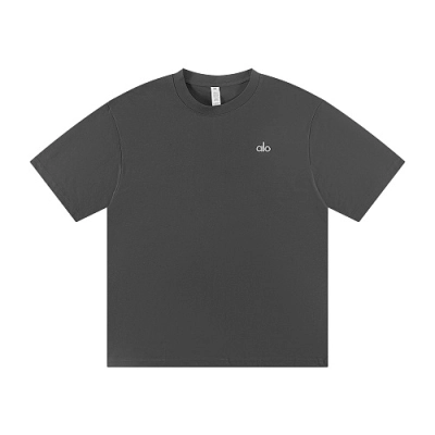 EM Sneakers Alo Yoga T-Shirt & Shorts Sets Dark Gray 02