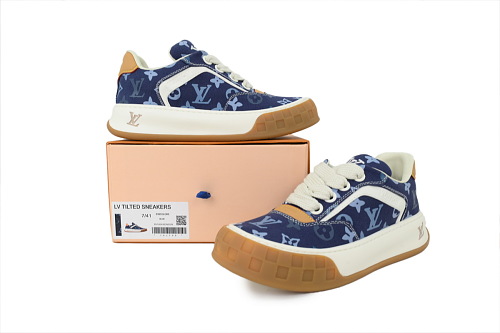 EM Sneakers Louis Vuitton LV Tilted Sneaker Blue