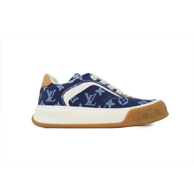 EM Sneakers Louis Vuitton LV Tilted Sneaker Blue 02
