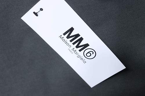 EM Sneakers Maison Margiela 25SS Embroidered Letter T-shirt Dark Gray