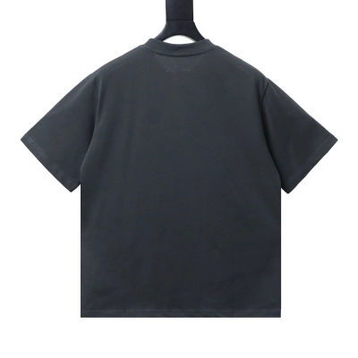 EM Sneakers Maison Margiela 25SS Embroidered Letter T-shirt Dark Gray 02