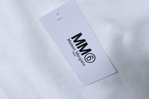 EM Sneakers Maison Margiela 25SS Embroidered Letter T-shirt White