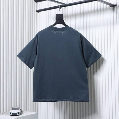 EM Sneakers Maison Margiela 26SS Distressed Digital Print T-Shirt Dark Blue