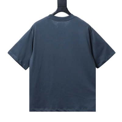 EM Sneakers Maison Margiela 26SS Distressed Digital Print T-Shirt Dark Blue 02