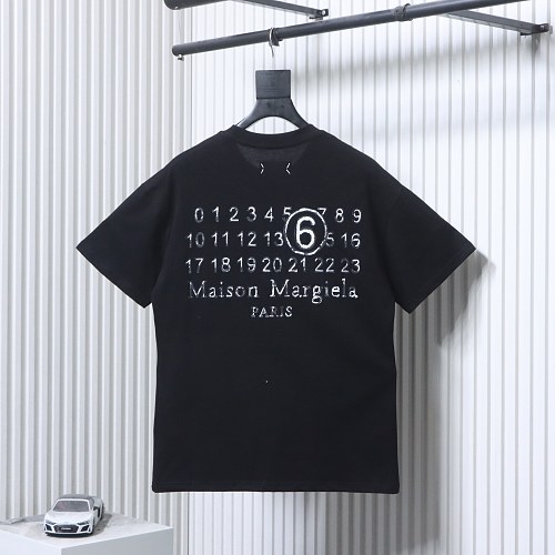 EM Sneakers Maison Margiela Back Digital Double Image Print T-Shirt Black