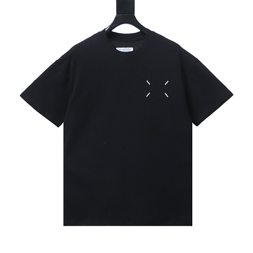 EM Sneakers Maison Margiela Back Digital Double Image Print T-Shirt Black