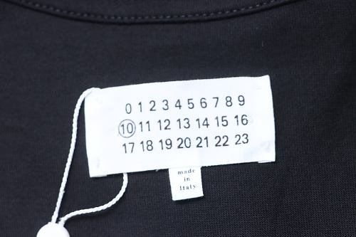 EM Sneakers Maison Margiela Back Digital Double Image Print T-Shirt Black