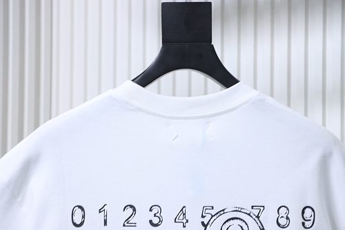EM Sneakers Maison Margiela Back Digital Double Image Print T-Shirt White