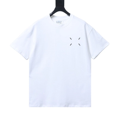 EM Sneakers Maison Margiela Back Digital Double Image Print T-Shirt White 01