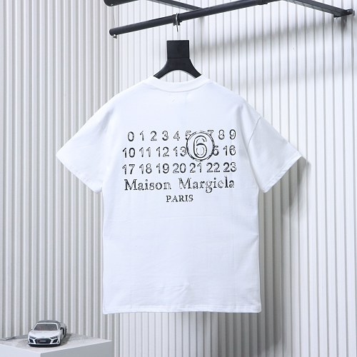 EM Sneakers Maison Margiela Back Digital Double Image Print T-Shirt White