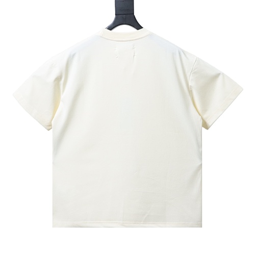 EM Sneakers Maison Margiela M6 Embroidered Number Logo OT T-shirt Light Yellow