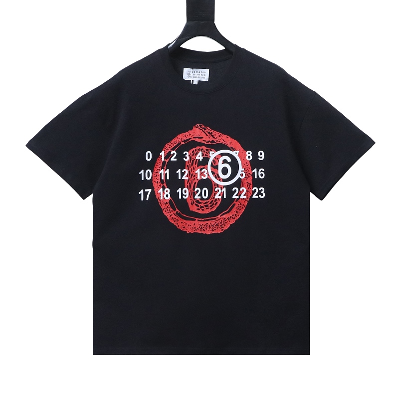 EM Sneakers Maison Margiela Snake Limited Edition Digital Print T-Shirt Black