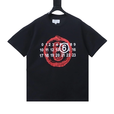 EM Sneakers Maison Margiela Snake Limited Edition Digital Print T-Shirt Black 01