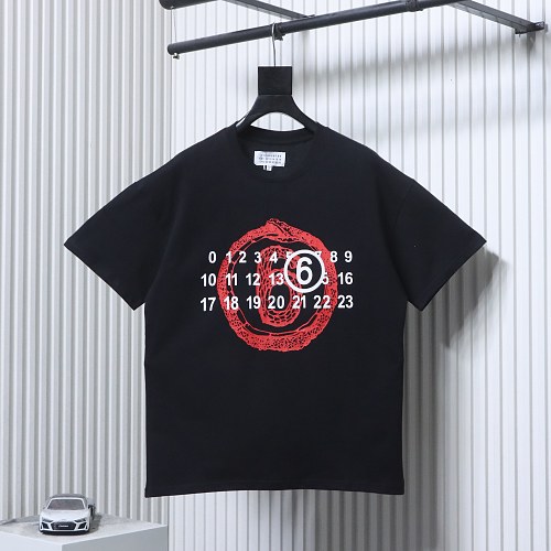 EM Sneakers Maison Margiela Snake Limited Edition Digital Print T-Shirt Black