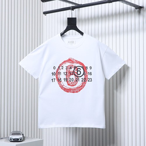 EM Sneakers Maison Margiela Snake Limited Edition Digital Print T-Shirt White