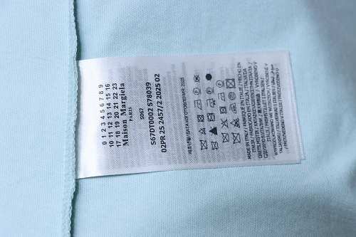 EM Sneakers Maison Margiela SS26 Foamed T-Shirt Light Blue