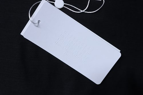 EM Sneakers Maison Margiela 26SS Mirrored Lettering T-shirt Black