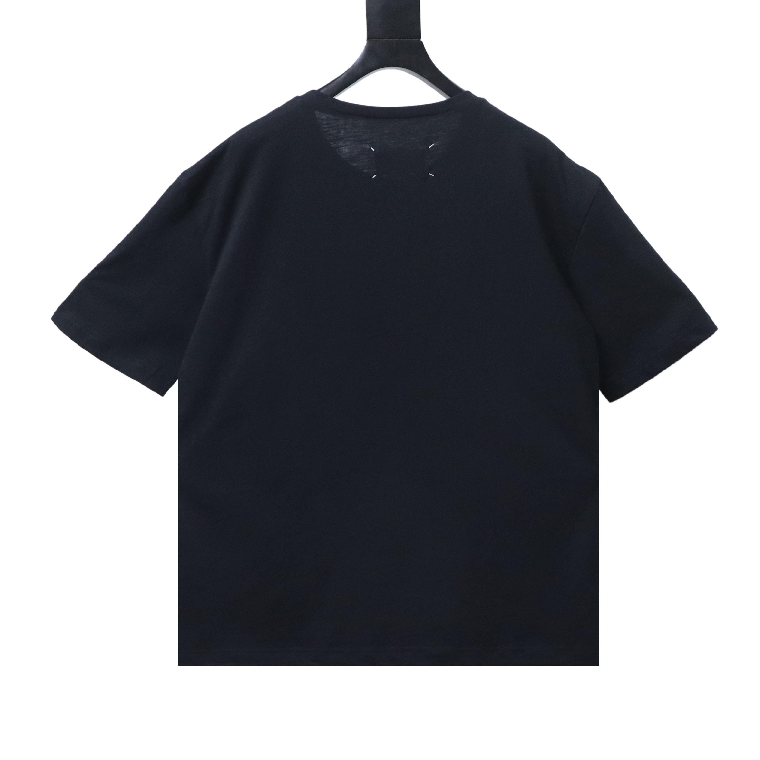 EM Sneakers Maison Margiela 26SS Mirrored Lettering T-shirt Black