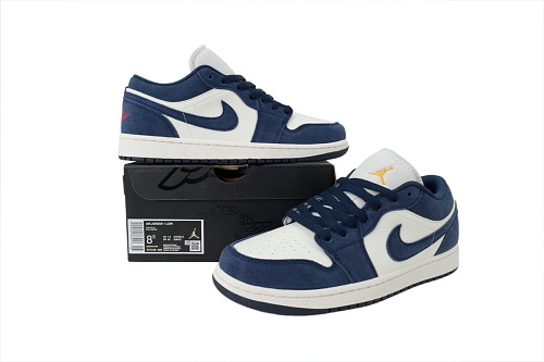 EM Sneakers Air Jordan 1 Low SE Obsidian University Gold