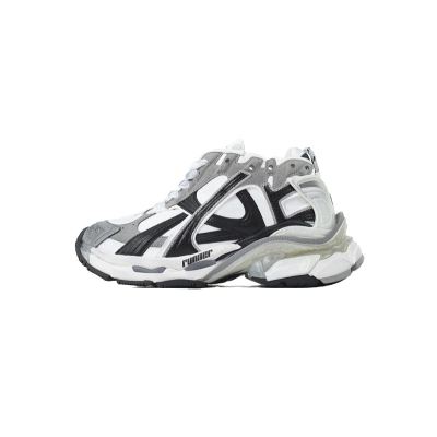 EM Sneakers Balenciaga Runner LED Sneaker Grey and Red 853223 WRNLD 9012 01