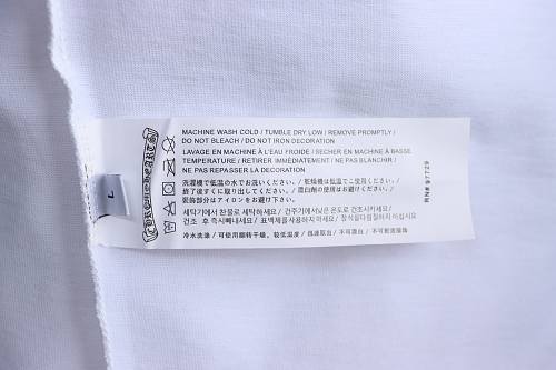 EM Sneakers Chrome Hearts T-Shirt with Leather Cross Patch and Hardware-Style Print White