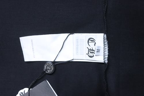 EM Sneakers Chrome Hearts Triple Cross Hollywood Pocket T-Shirt Black /Orange