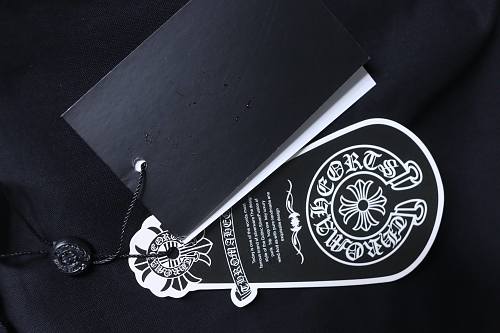 EM Sneakers Chrome Hearts Triple Cross Hollywood Pocket T-Shirt Black /Orange