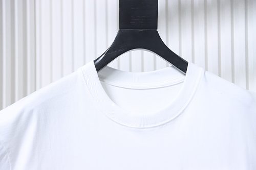 EM Sneakers Chrome Hearts Triple Cross Hollywood Pocket T-Shirt White /Orange