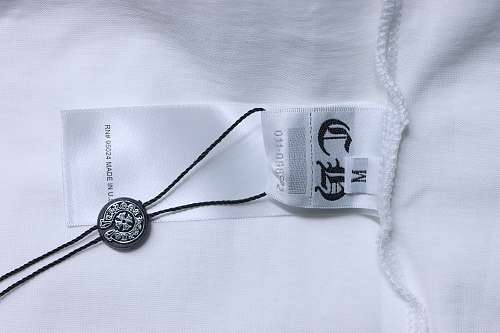 EM Sneakers Chrome Hearts Triple Cross Hollywood Pocket T-Shirt White /Orange