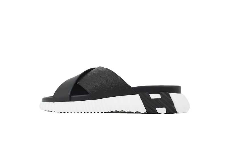 EM Sneakers Hermes Infra Sandals Black
