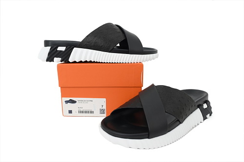 EM Sneakers Hermes Infra Sandals Black