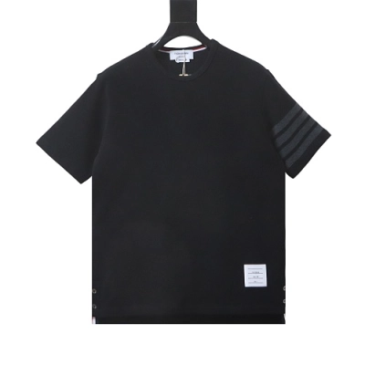 EM Sneakers Thom Browne Classic 4-Bar T-Shirt All Black 01
