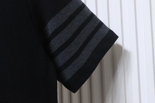 EM Sneakers Thom Browne Classic 4-Bar T-Shirt All Black