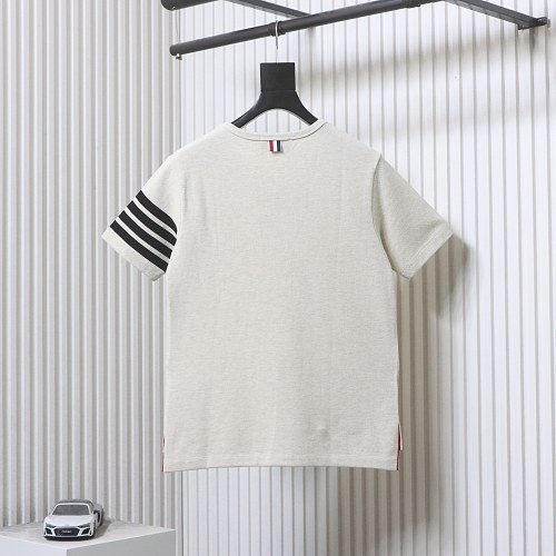EM Sneakers Thom Browne Classic 4-Bar T-Shirt Beige