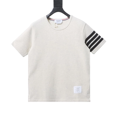 EM Sneakers Thom Browne Classic 4-Bar T-Shirt Beige 01