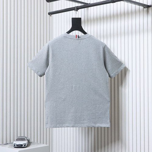 EM Sneakers Thom Browne Tennis Puppy Print T-Shirt Gray