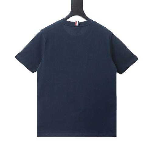 EM Sneakers Thom Browne Tennis Puppy Print T-Shirt Navy