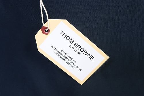 EM Sneakers Thom Browne Tennis Puppy Print T-Shirt Navy