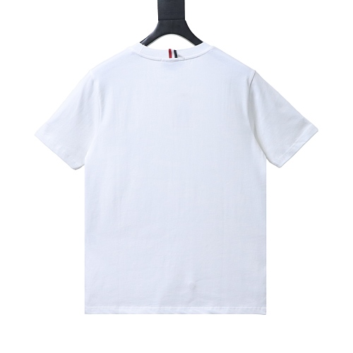 EM Sneakers Thom Browne Tennis Puppy Print T-Shirt White