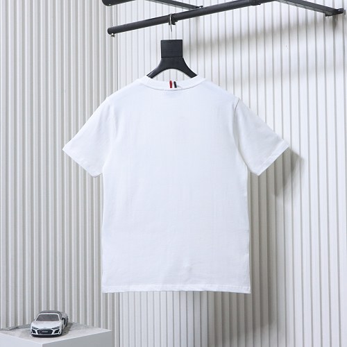 EM Sneakers Thom Browne Tennis Puppy Print T-Shirt White