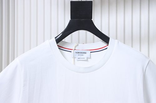 EM Sneakers Thom Browne Tennis Puppy Print T-Shirt White