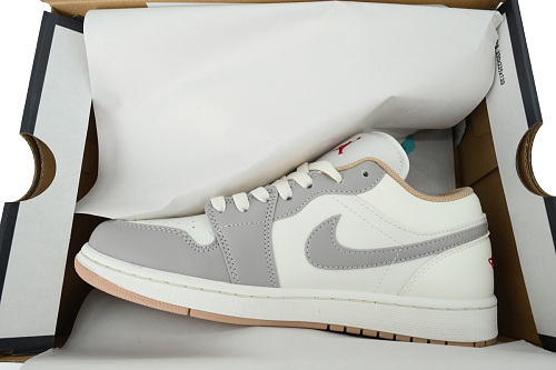 EM Sneakers Air Jordan 1 Low Sail College Grey