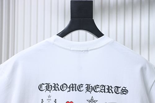 EM Sneakers Chrome Hearts 26SS Multi-Element Collage Print T-Shirt White