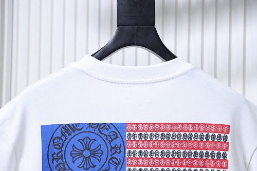 EM Sneakers Chrome Hearts America Flag T-Shirt White